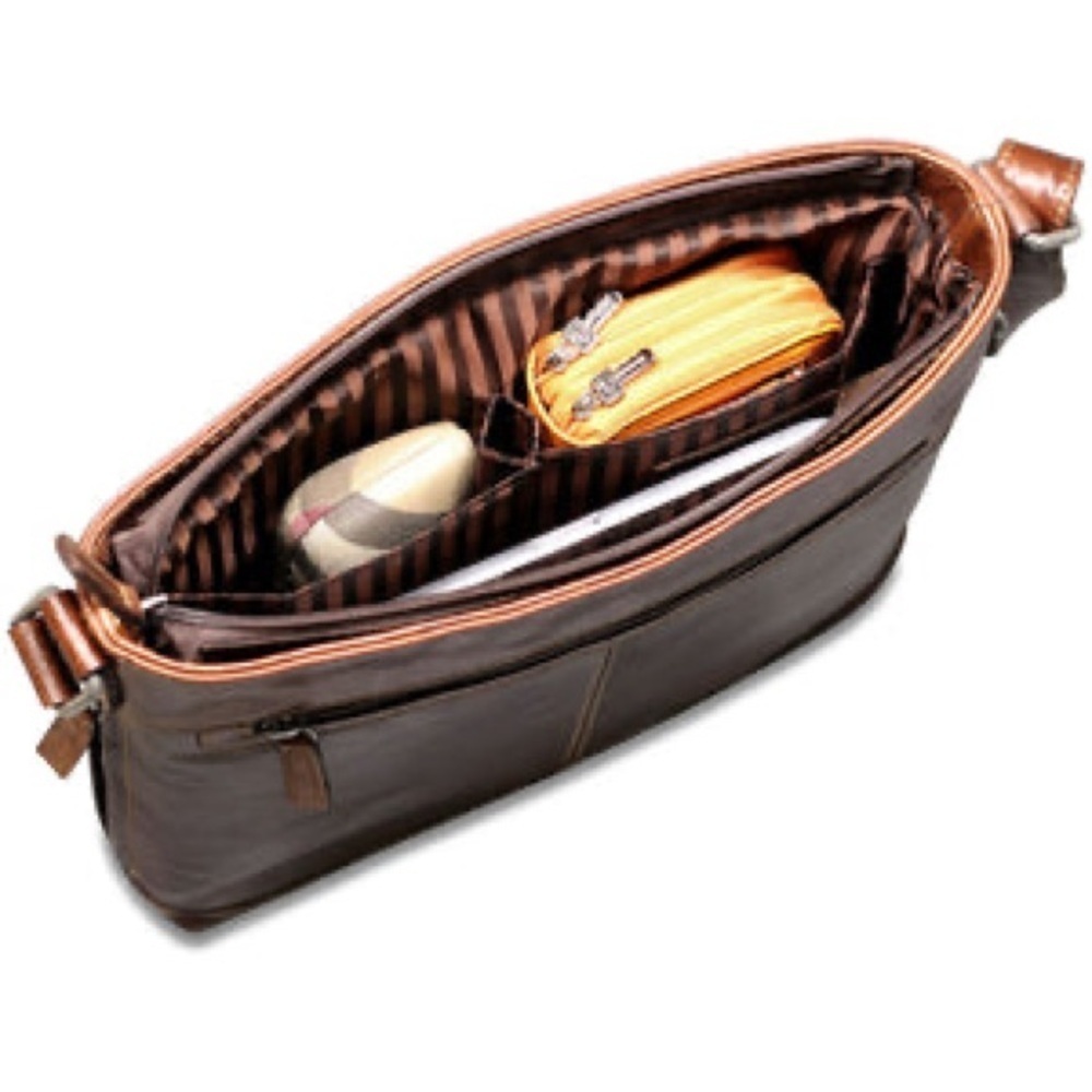 Unisex Jack Georges Voyagers Collection Leather Crossbody - Picture 16 of 16